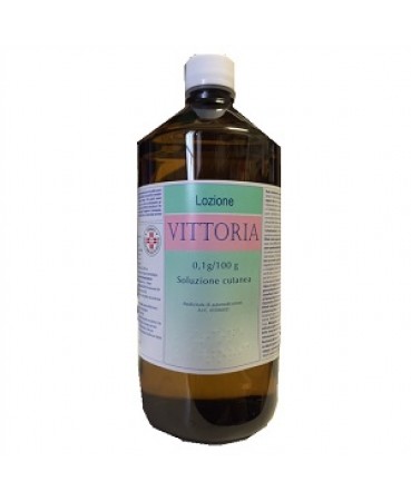 Lozione vittoria 0,1 g/100 g soluzione cutanea