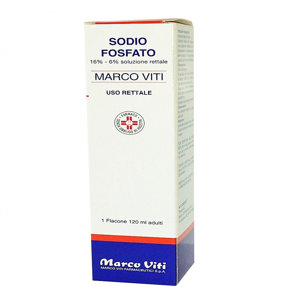 Sodio fosfato marco viti 16% / 6% soluzione rettale