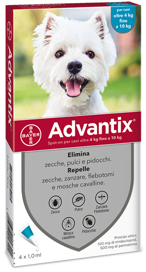 Advantix spot-on 4x1ml 4-10kg