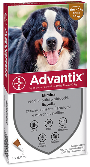 Advantix spot-on 4x6ml 40-60kg