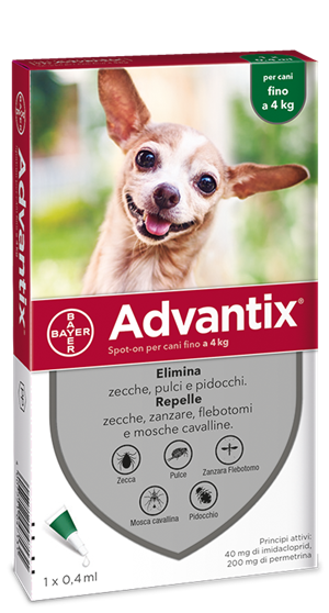 Advantix spot-on 1x0,4ml 0-4kg