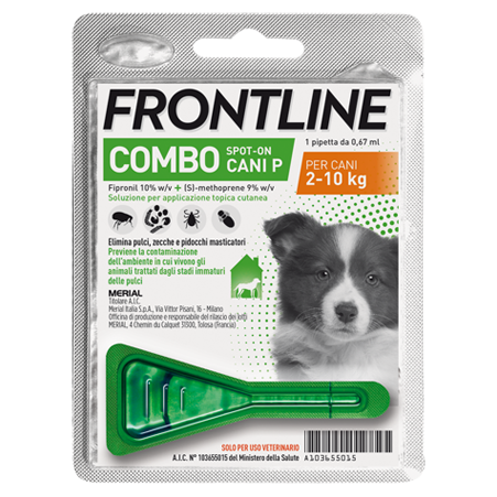 Frontline combo 1p.cani 2-10kg
