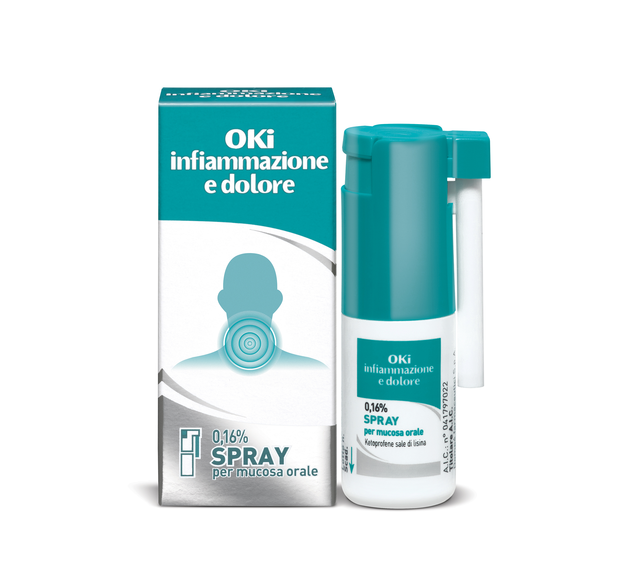 Oki gola 0,16% spray per mucosa orale
