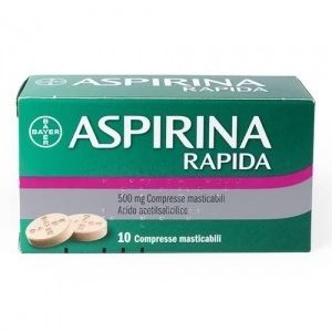 Aspirina rapidad 500 mg compresse masticabili