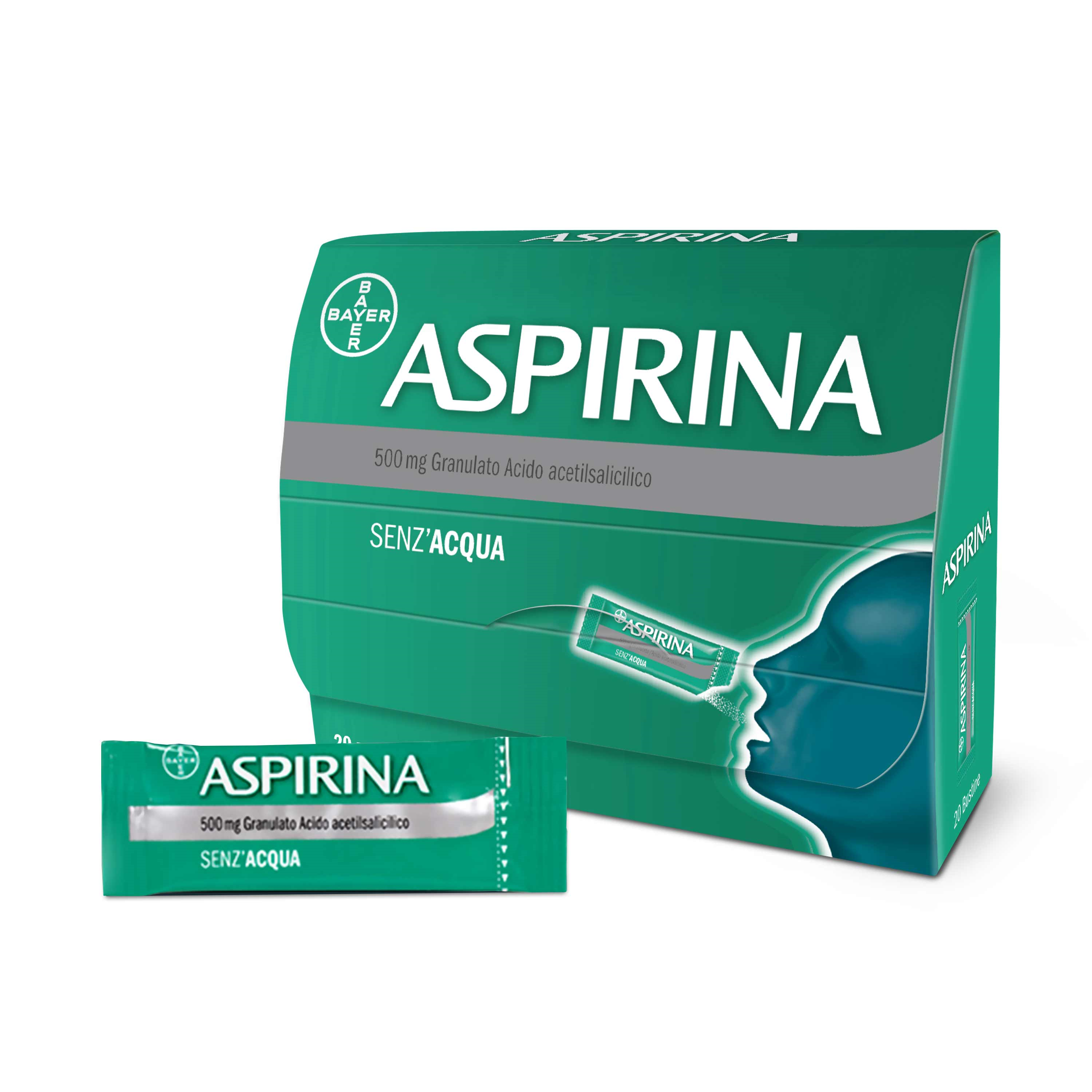 Aspirina 500 mg granulato