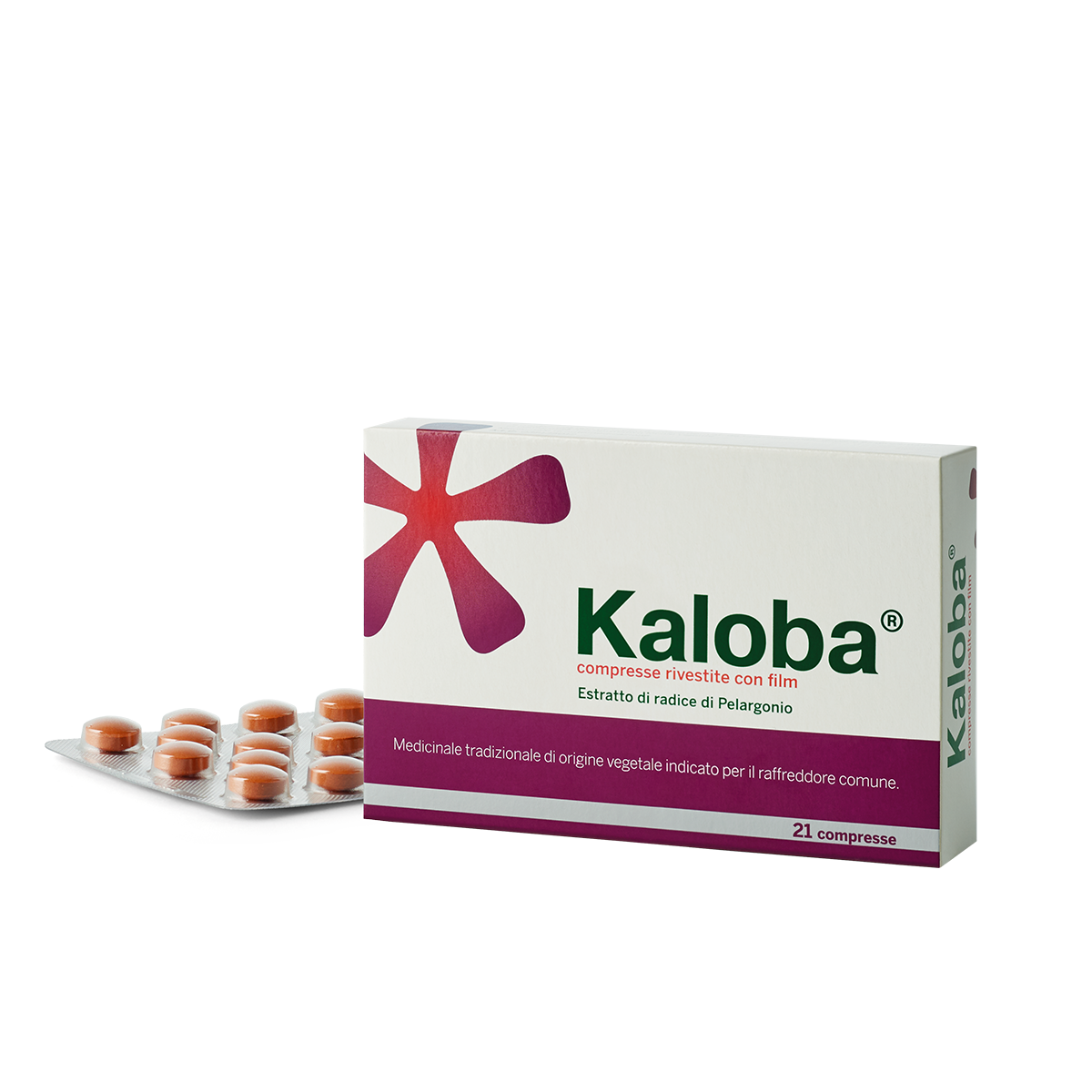 Kaloba compresse rivestite con film