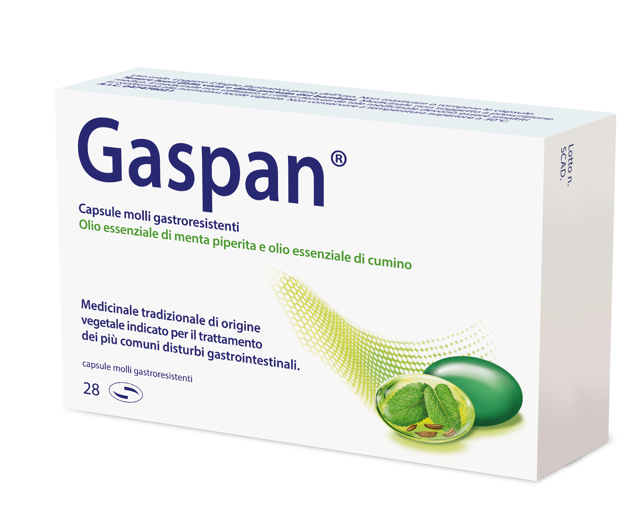 Gaspan capsule molli gastroresistenti