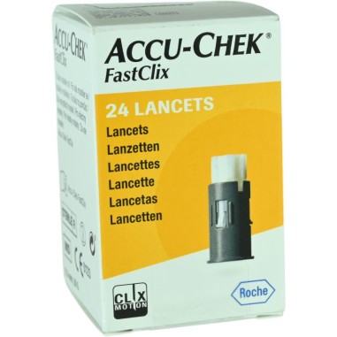 Lancette pungidito accu-chek fastclix 24 pezzi