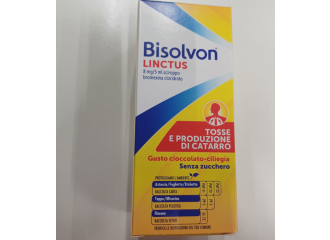 Bisolvon linctus 8 mg/5 ml sciroppo - gusto cioccolato-ciliegia  bromexina cloridrato