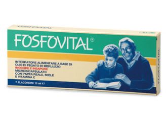 Fosfovital olio fegato di merluzzo 7 flaconcini