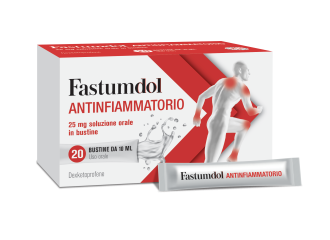 Fastumdol antinfiammatorio 25 mg soluzione orale in bustina   dexketoprofene