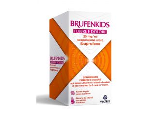 Brufenkids febbre e dolore 20 mg/ml sospensione orale  ibuprofene