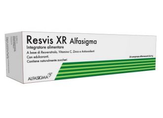 Resvis xr alfasigma 20 compresse effervescenti da 4 g