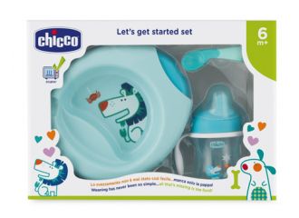 Chicco set pappa 6 mesi+ azzurro