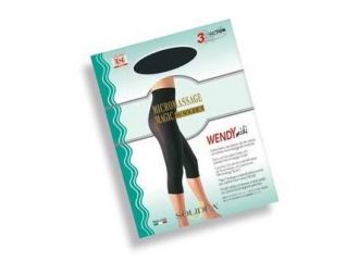 Wendy midi tutore post-liposuzione nero 4xl