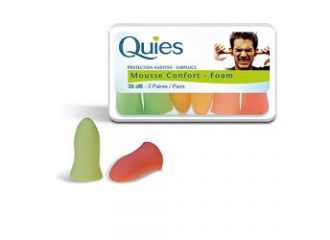 Tappo auricolare quies schiuma 3 paia