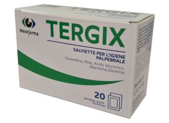 Salviettina monouso sterili tergix per il trattamento della zona perioculare 20 pezzi