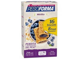 Pesoforma biscotti mirtilli 8 pasti 16 biscotti