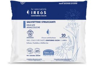 Ireos salviettine struccanti delicati analcoliche 20 pezzi