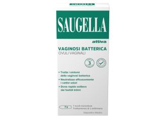 Saugella attiva vaginosi batterica 7 ovuli vaginali