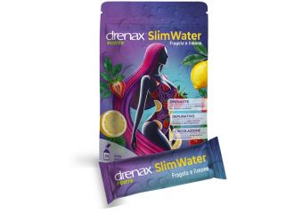 Drenax forte slim water fragola e limone 24 bustine granulati effervescenti