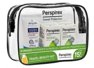 Perspirex roll on comfort travel kit 2 roll on comfort 20 ml + 1 detergente altrapelle omaggio