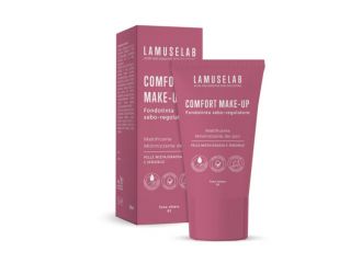 Lamuselab comfort make-up fondotinta seboregolatore tono chiaro