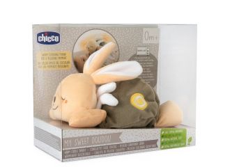 Chicco gioco my sweet doudou warm heart bunny plush