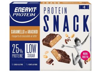 Enervit protein snack caramello e arachidi 8 pezzi da 31 g