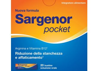 Sargenor pocket 20 bustine da 5 ml