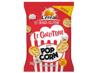 Cereal gallettine gusto pop corn 70 g