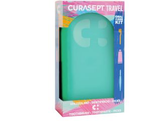 Curasept travel verde 1 spazzolino + 1 dentifricio 20 ml + 3 picks
