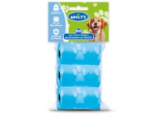 Wipets easy sacchetti igienici per animali 60 pezzi