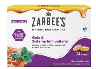 Zarbee's gola & sistema immunitario 24 pastiglie