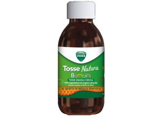 Vicks tosse natura bambini tosse grassa e secca gusto miele e fragola 140 ml