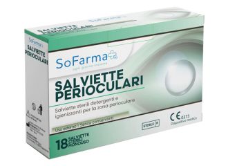 Salvietta perioculare 18 pezzi sofarmapiu'