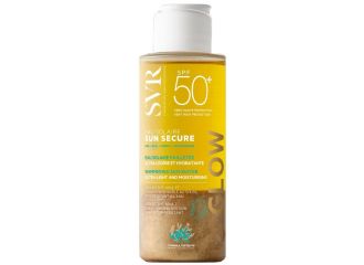 Sun secure eau solaire glow spf50+ acqua solare brillantini ultra leggera e idratante 100 ml