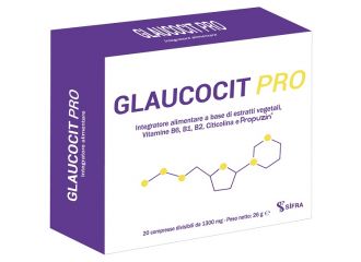 Glaucocit pro 20 compresse divisibili da 1300 mg