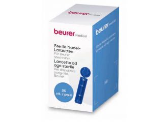 Lancette pungidito beurer ago sterile gauge 28 25 pezzi