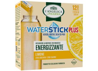 L'angelica waterstick plus energizzante te al limone 12 stick zero zuccheri senza glutine naturalmente privo di lattosio