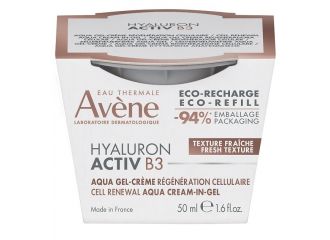 Avene hyaluron activ b3 aqua gel crema rigenerazione cellulare 50 ml