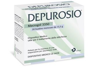 Depurosio 20 bustine da 13,3 g senza glutine senza lattosio