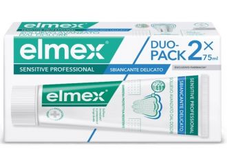 Elmex sensitive professional whitening dentifricio duo pack 2 tubi da 75 ml