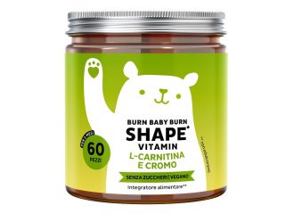 Bears with benefits burn baby burn shape vitamin 60 caramelle gommose con edulcoranti senza zuccheri