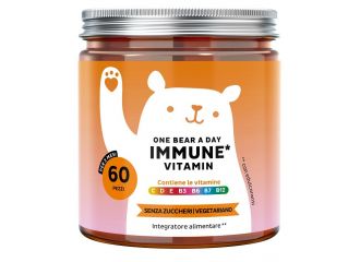 Bears with benefits one bear a day immune 60 caramelle gommose con edulcoranti senza zuccheri