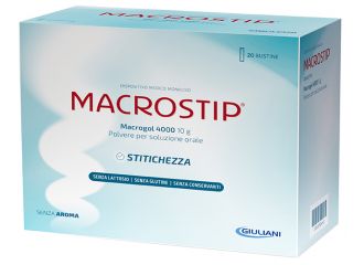 Macrostip 20 bustine 10 g senza glutine senza lattosio
