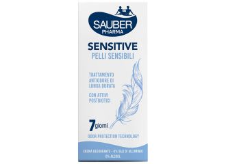 Sauber deo 7 giorni sensitive pelli sensibili crema 35 ml