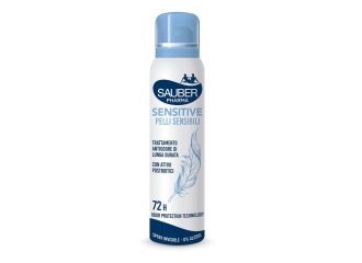 Sauber deo 72h sensitive pelli sensibili spray 150 ml
