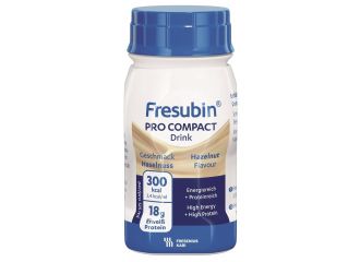 Fresubin pro compact drink nocciola 4 flaconi da 125 ml