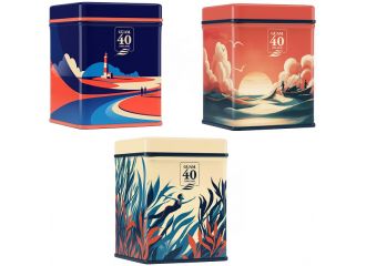 Guam fanghi d'alga 1 kg + alga booster polvere ultrafine d'alga marina 15 g + latta decorativa